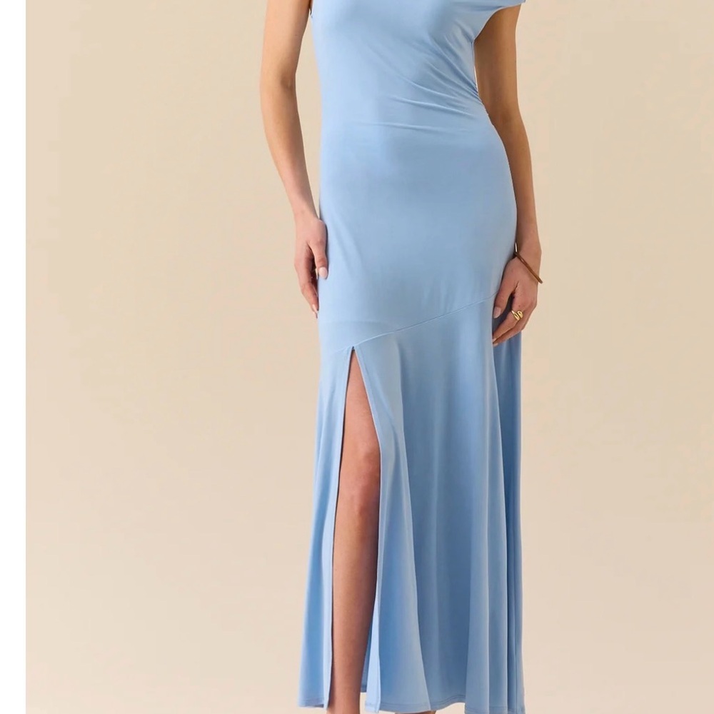 Altar'd State Light Blue Maxi Dress